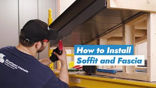 How to Install Metal Soffit amp Fascia With a Flush Wall Panel [upl. by Ivah]