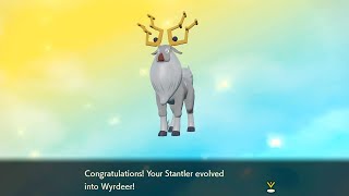 How to Evolve Stantler into Wyrdeer  Pokémon Legends Arceus [upl. by Fernanda]