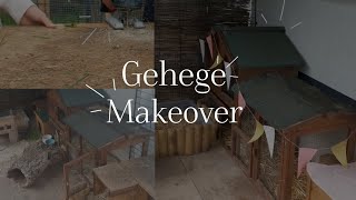 Kaninchen Gehege Makeover 🏠🧹  bei kaninchentagebuch [upl. by Horlacher482]