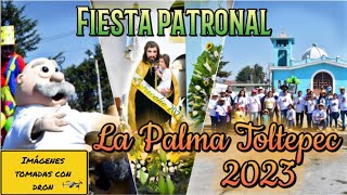 ⛪🤡 FESTIVIDAD EN LA PALMA TOLTEPEC 2023 🎶🎺 [upl. by Neerbas213]