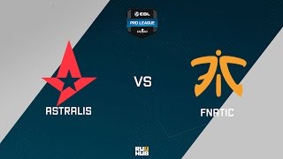 ESL Pro League Season 4  Astralis vs Fnatic  detrain [upl. by Tunk]