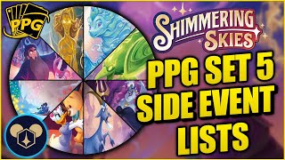 LORCANA PPG TOP 8 DECKLISTS  SET 5 SIDE EVENT [upl. by Shelton]