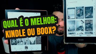 VEREDITO KINDLE OU BOOX QUAL O MELHOR PARA LER LIVROS [upl. by Mitchiner]