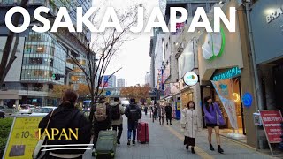 OSAKA CITY JAPAN  Walking Tour [upl. by Bayer]