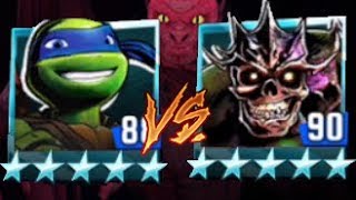 Leonardo VS Undead Shredder  Teenage Mutant Ninja Turtles Legends [upl. by Ardnwahsal]