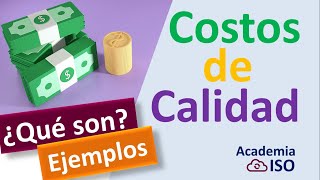 💰 Costos de Calidad  Definición y Ejemplos [upl. by Winne]