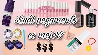 ¿Cuál pegamento es mejor para uñas En este video te lo diré Glue test 💅🏼🥇🤔 [upl. by Helfand]