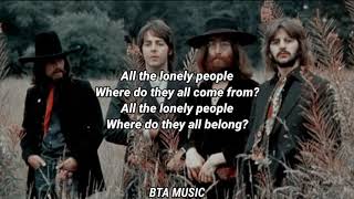 The Beatles  Eleanor Rigby Lyrics [upl. by Aicen]