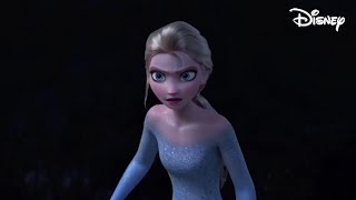 Frozen 2  Elsa vs The Dark Waters Clip  HD 1080p Blu Ray [upl. by Yeznil988]