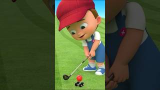 Shorts Golf Balls 3D for Kids Children Toddlers Games  Little Baby Fun Play Golf Game [upl. by Rolandson]