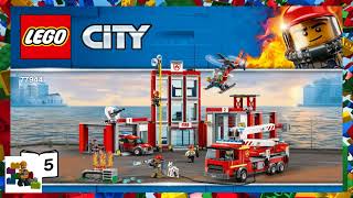 LEGO instructions  City  Fire  77944  Fire Station Headquarters Book 5 [upl. by Alyson]