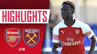 HIGHLIGHTS  Arsenal 21 West Ham United U18s [upl. by Gottlieb]