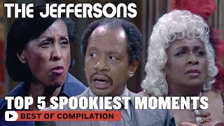 Top 5 Spookiest Moments ft Sherman Hemsley  The Jeffersons [upl. by Etnaud]