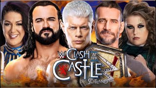 WWE CLASH AT THE CASTLE 2024 MATCH CARD PREDICTIONS [upl. by Joo673]