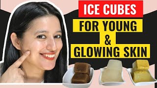 Benefits of Ice on Face  Applying Ice on Face For Glowing Tight Skin [upl. by Tedda]