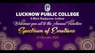 Annual Function Lucknow Public College ABlock Lucknow [upl. by Nnairam]