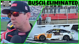 AJ Allmendinger wins Charlotte Roval Kyle Busch Bubba Wallace Chastain amp Keselowski eliminated [upl. by Petua]