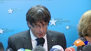 Sacked Catalan leader Puigdemont will respect results of regional December vote [upl. by Norrag]