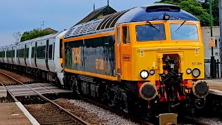 GBRf 57306Greater Anglia 379019379017 At Worksop From Hornsey EMUD To Worksop Up Receptions [upl. by Aesoh]