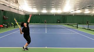 Tennis Practice  Road to Racketlon World Championships 2025  November 22 2024  La Sportheque QC [upl. by Halivah685]