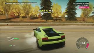 Forza Horizon 2011 Lamborghini Gallardo LP5704  PR Stunts Skill Stunt 1080p [upl. by Neelasor]