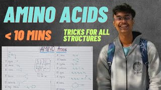 Tricks to learn all Amino Acids for JEE Main and Advanced [upl. by Nahte]