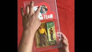 Unboxing ULTRA RARE Carded Vintage 1980’s GALOOB 6” ATeam figure [upl. by Hsiri400]