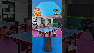 Table Tennis Blade Grip Styles Penhold vs Cyber Shape [upl. by Acinoda732]