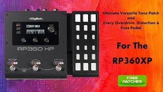 RP360XP  UVT with All Overdrive Distortion and Fuzz Pedals [upl. by Atalanti]