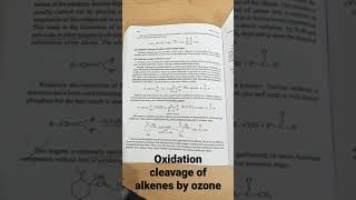 oxidation cleavage of alkenes by ozone [upl. by Jeff]