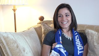 Eilidh Barbour on her Saints scarf [upl. by Eintrok394]