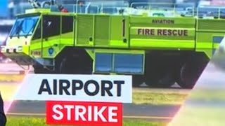 ARFF Firefighters in Australia going on Strike [upl. by Ajnos]