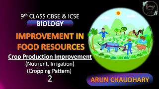 Improvement in Food Resource II Crop Production Improvement II Class 9 II Arun Chaudhary [upl. by Forward]