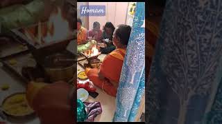 gruhapravesam  homam at bava home  like  subscribe [upl. by Tlevesor]