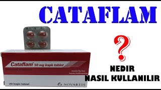 CATAFLAM Nedir Niçin Kullanılır Nasıl Kullanılır Yan Etkileri Nelerdir [upl. by Ecnerwal]