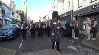 Dunloy Accordion Band  Ballymoney Remembrance Sunday Parade 2024 [upl. by Glanville]