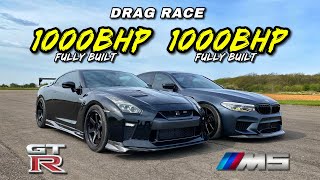 STREET KINGS 1000BHP R35 GTR v 1000BHP BMW M5 [upl. by Leraj]