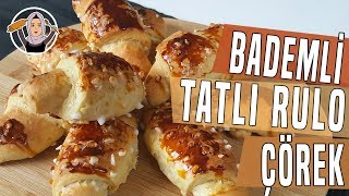 Bademli Tatlı Rulo Çörek Tarifi  Hatice Mazı ile Yemek Tarifleri [upl. by Jollanta]