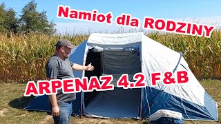 Recenzja Namiot Quechua Arpenaz 42 FreshampBlack quechua arpenaz camping decathlon namiot [upl. by Shiller]