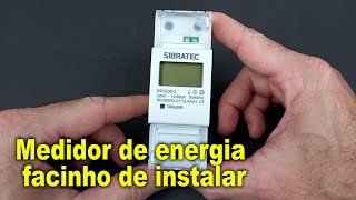 Medidor de energia  facinho de instalar [upl. by Naes]