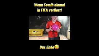 Wenn Semih einmal in FIFA verliert🤣 Das Ende🤣😂 JordanundSemihHighlights funny [upl. by Agle918]