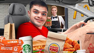 I ate Every Drive Thru In The USA  Drive Thru Challenge [upl. by Klepac748]