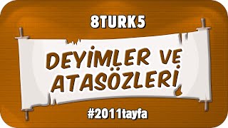 Deyimler ve Atasözleri 📙 8TURK5 2025LGS [upl. by Laemsi]