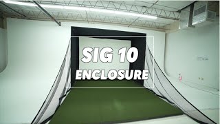 SIG10 Golf Simulator Enclosure Assembly [upl. by Nathanil]