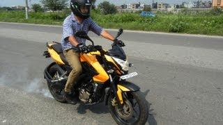 Bajaj Pulsar 200 NS Road Test And Detailed Review [upl. by Ranique]