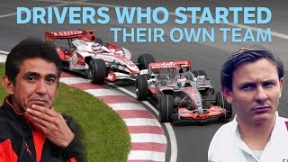 7 F1 Drivers Who Started Their Own Team [upl. by Nayt]