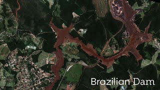 Failure of Fundão Dam Brazil  Geospatial Insight [upl. by Kayne379]