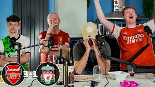 Van Dijk Mistake Sends Arsenal Fan Wild  Arsenal 31 Liverpool Reaction [upl. by Eilime]