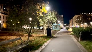 Stockholm Walks Polishusparken Police headquarters park at Kungsholmen [upl. by Edny]