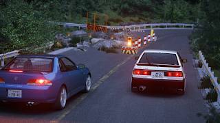 THE MOST EPIC TOUGE BATTLE EVER  Assetto Corsa [upl. by Angelia]